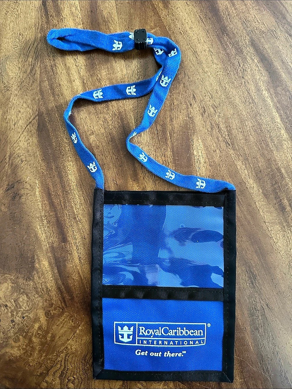 Royal Caribbean International SeaPass Card Wallet Lanyard with Pockets NEW